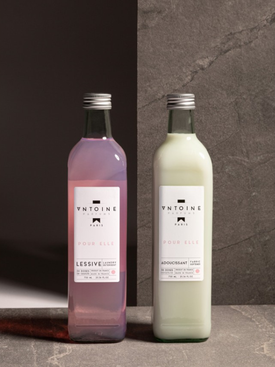 "Pour Elle" kvapo rinkinys - skalbiklis ir minkštiklis