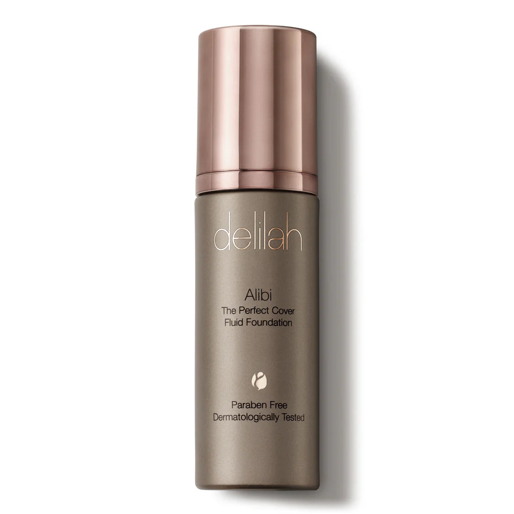 Delilah makiažo pagrindas "Alibi the perfect cover fluid foundation"