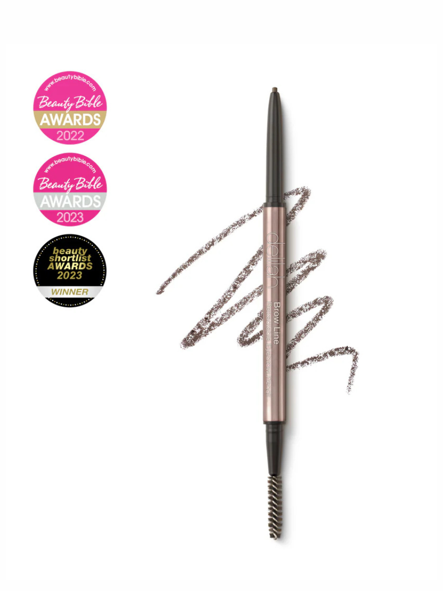 Delilah išsukamas antakių pieštukas su šepetėliu "Brow line"