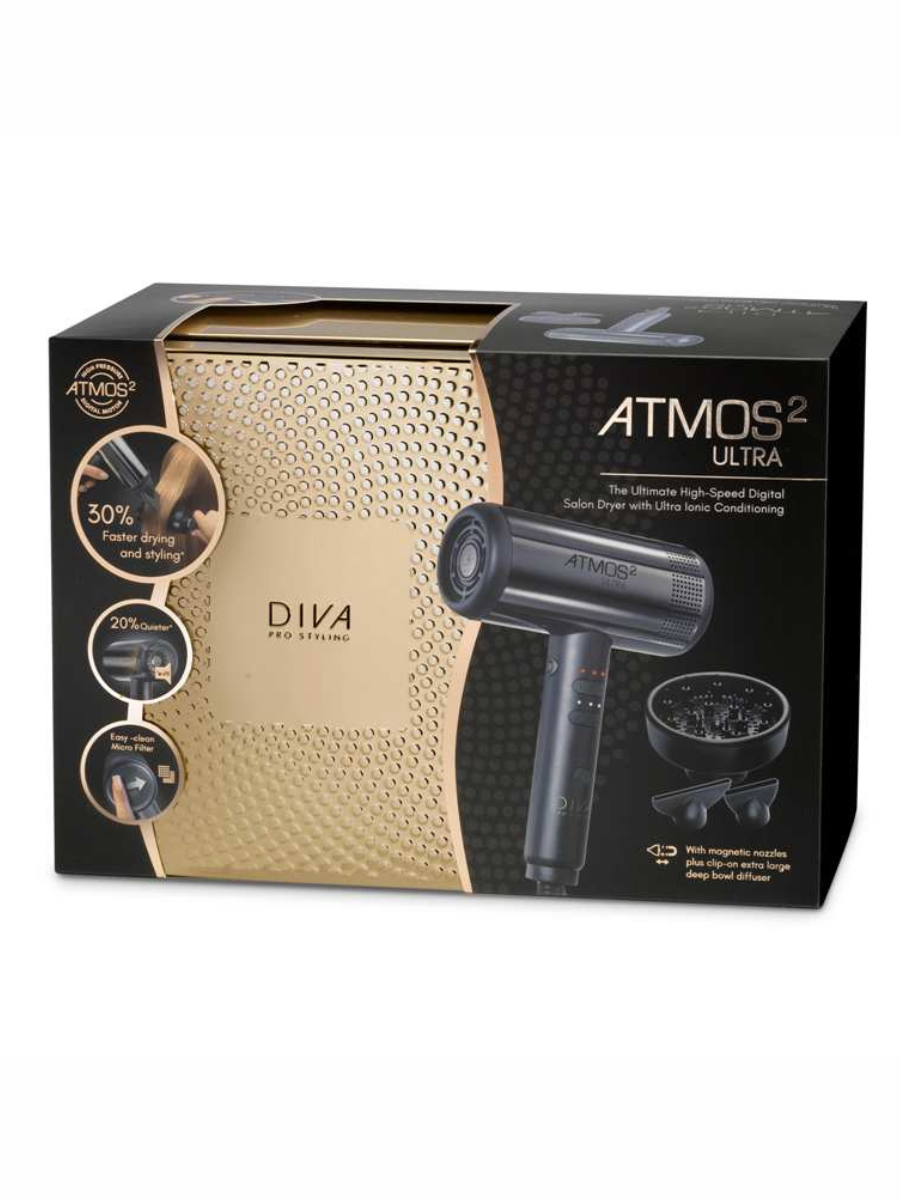 Diva Pro Styling plaukų džiovintuvas "Atmos 2 Ultra"