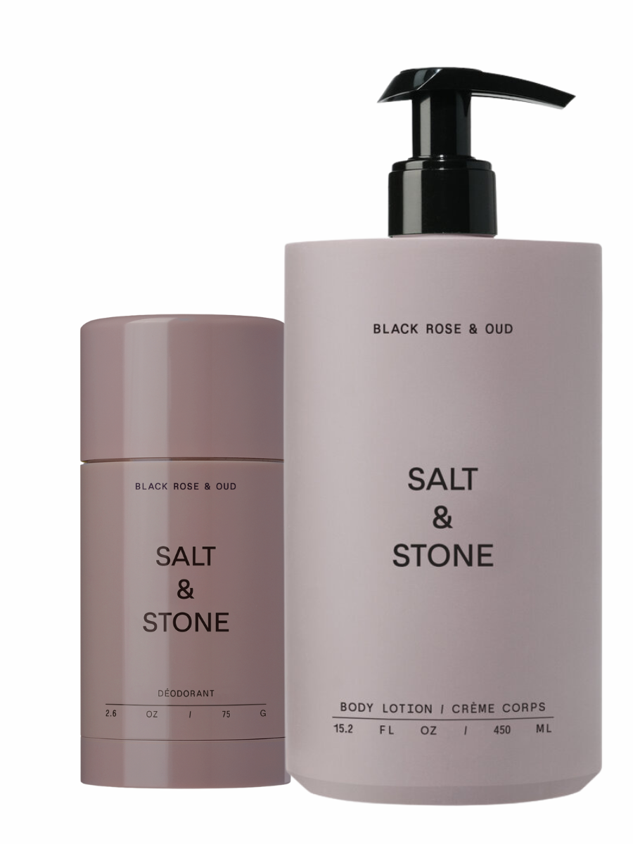 Salt&Stone rinkinys kūnui Black rose and oud