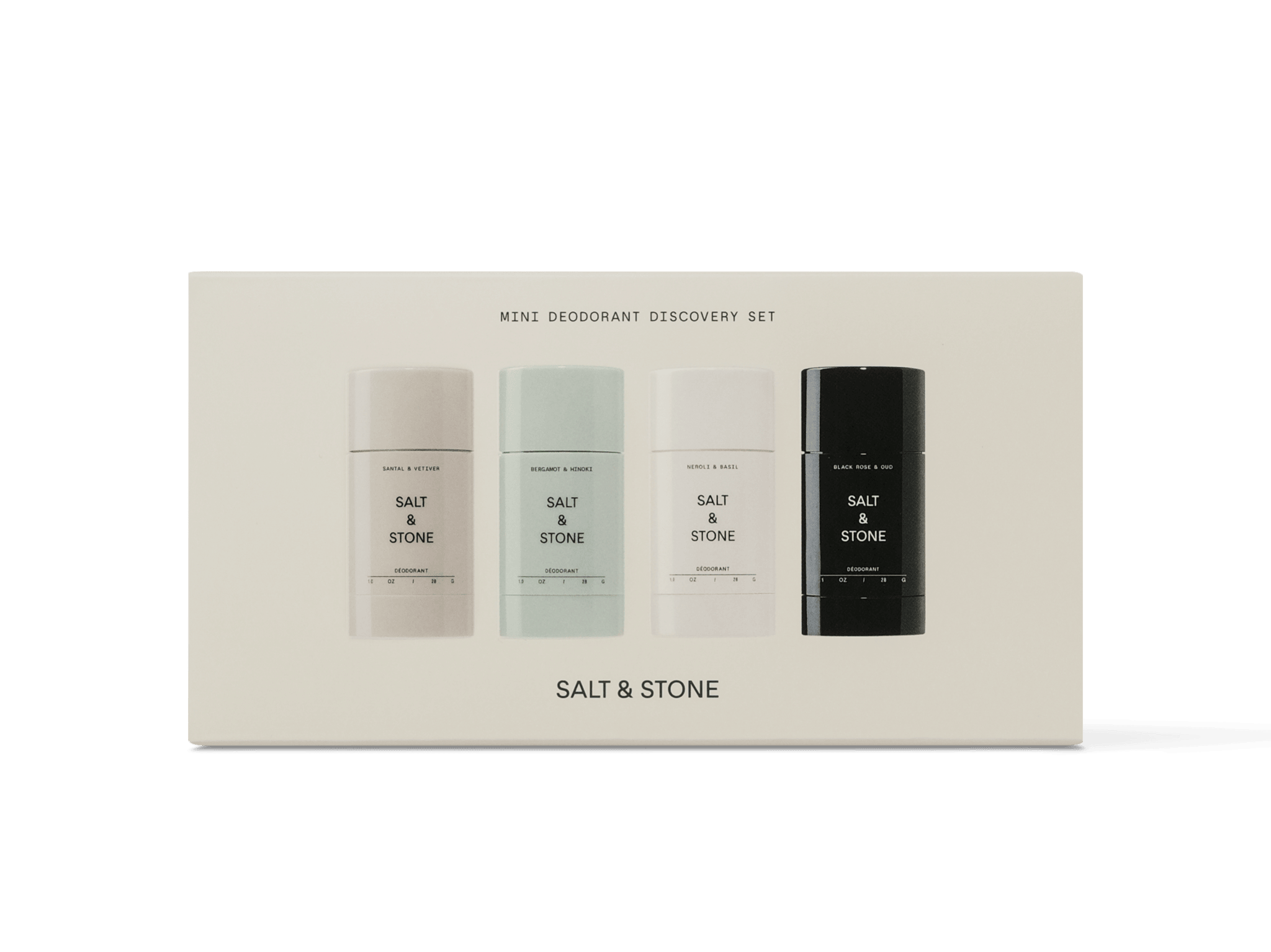 Salt and stone mini dezodorantų rinkinys