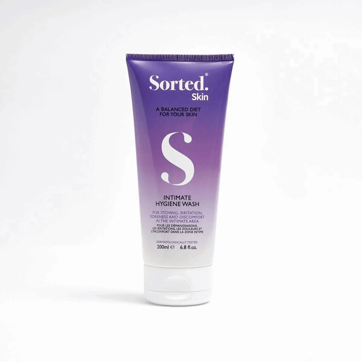 Sorted skin intymios higienos prausiklis niežuliui, dirginimui ir sausumui malšinti