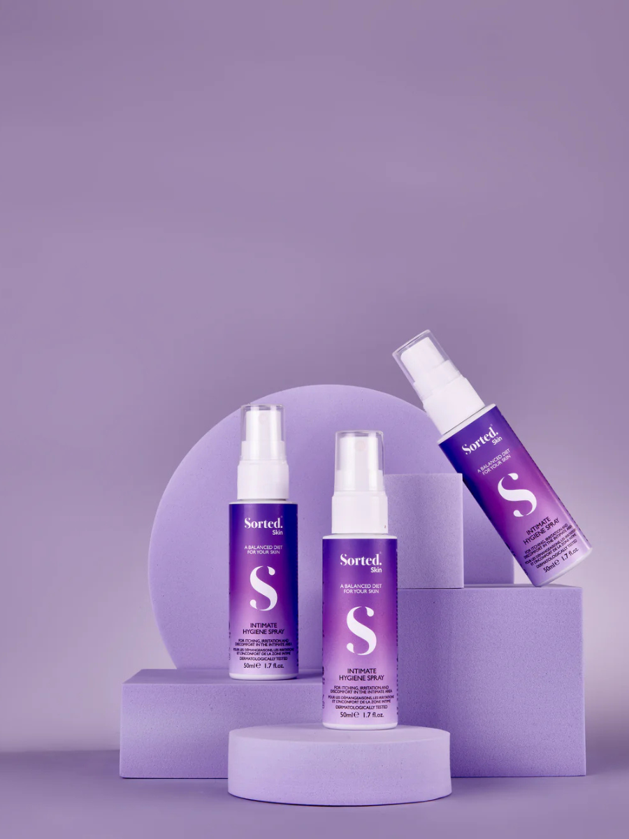 Sorted skin purškalas intymios srities niežuliui, dirginimui ir sausumui slopinti