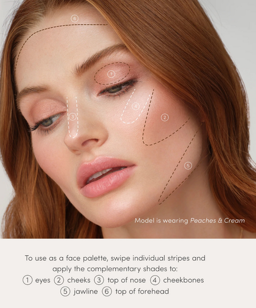 Jane Iredale 4 spalvų skaistalai | bronzantas (papildymas)