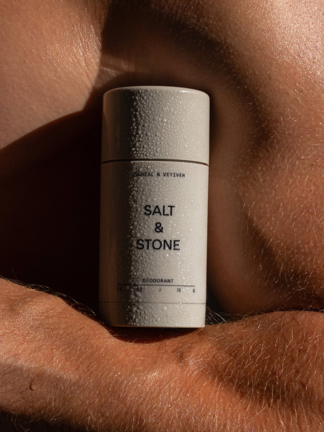 salt and stone naturalus dezodorantas santal vetiver extra strenght