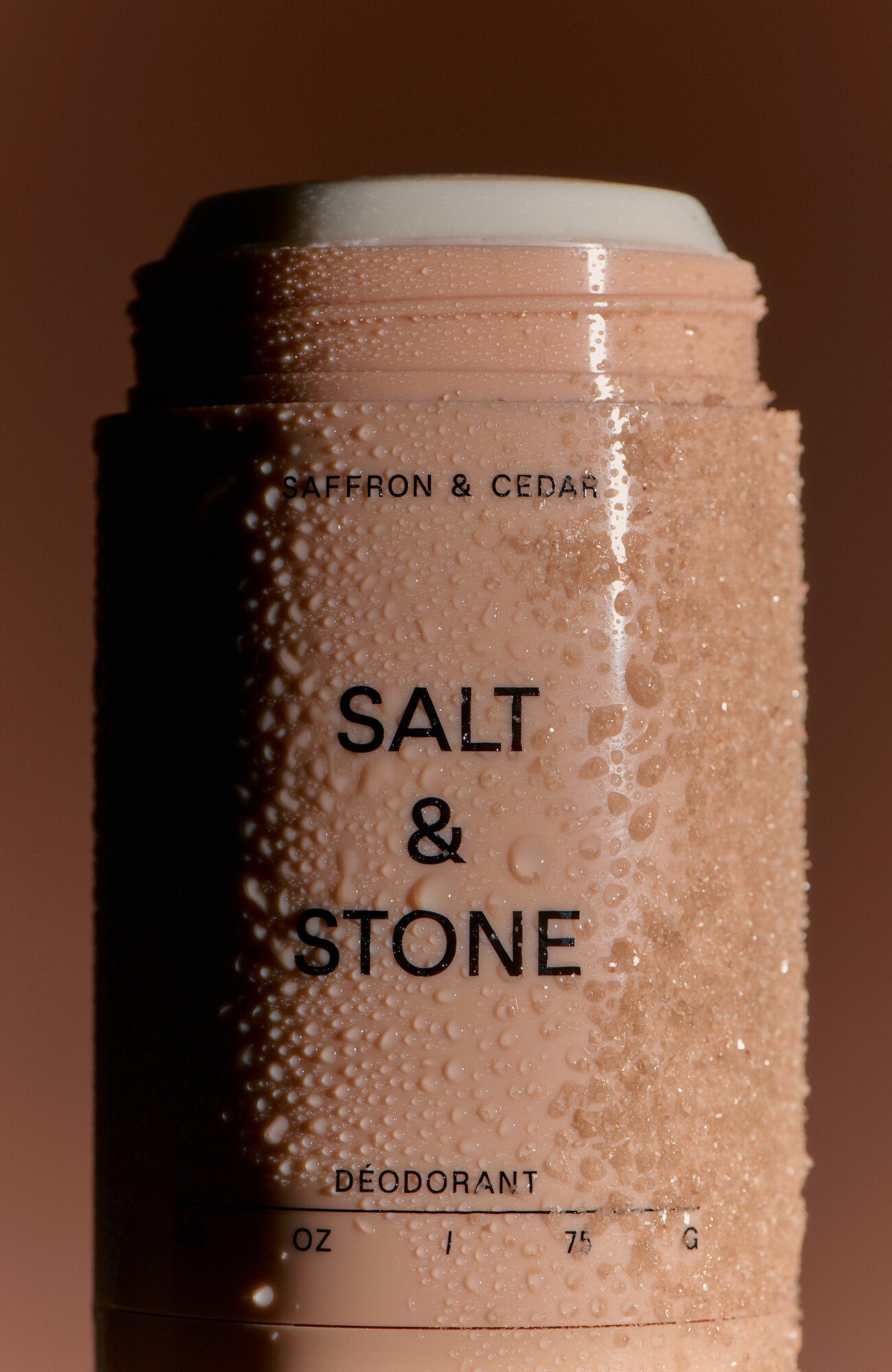 Salt&Stone rinkinys kūnui dezodorantas | kūno dulksna Saffron&Cedar