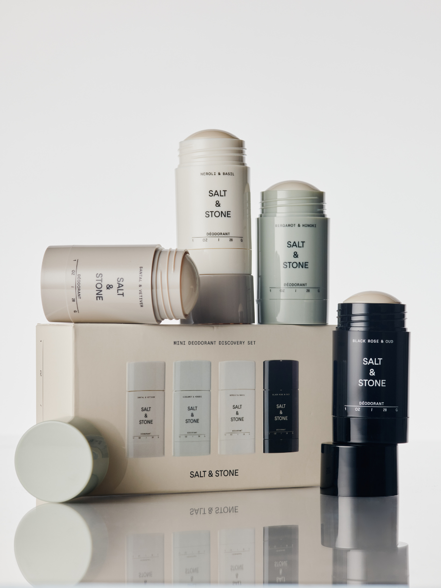 Riboto leidimo Salt&amp;Stone mini dezodorantų rinkinys BESTSELLERS🔥