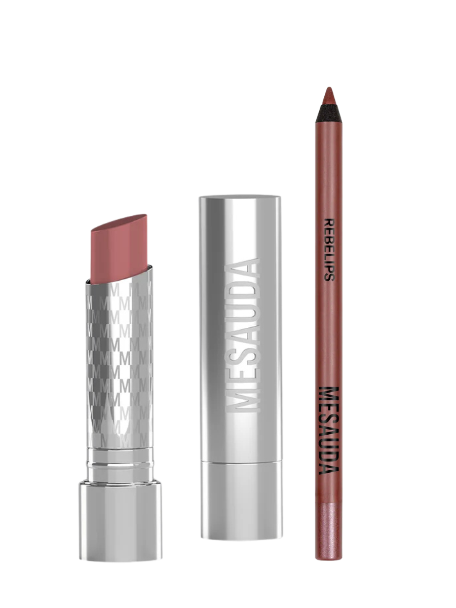 Mesauda duetas tobuloms nude atspalvio lūpoms