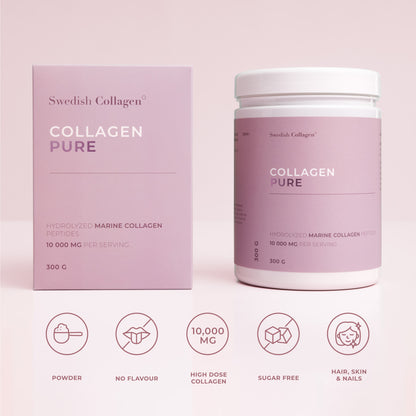 Rinkinys skaisčiai odai ir drėgnoms lūpoms Swedish Collagen Pure | Ilia lūpų kaukė