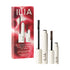 ILIA Limitless Lash Mascara tušų rinkinys su raudona dėžute – juodas After Midnight 8 g ir tamsiai rudas Before Dawn mini 4 g