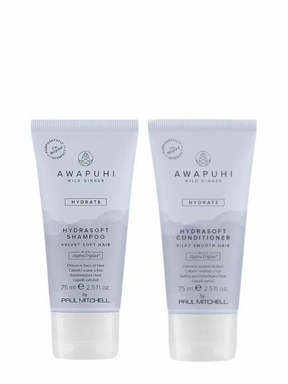 Paul Mitchel Awapuhi kelioninis rinkinys plaukams &quot;Wild ginger hydrate hydrasoft&quot;