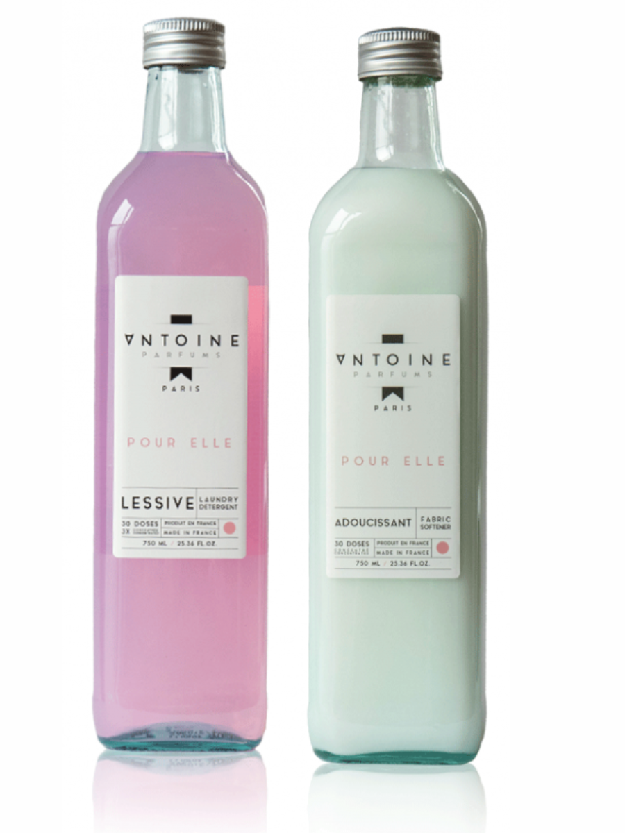 "Pour Elle" kvapo rinkinys - skalbiklis ir minkštiklis
