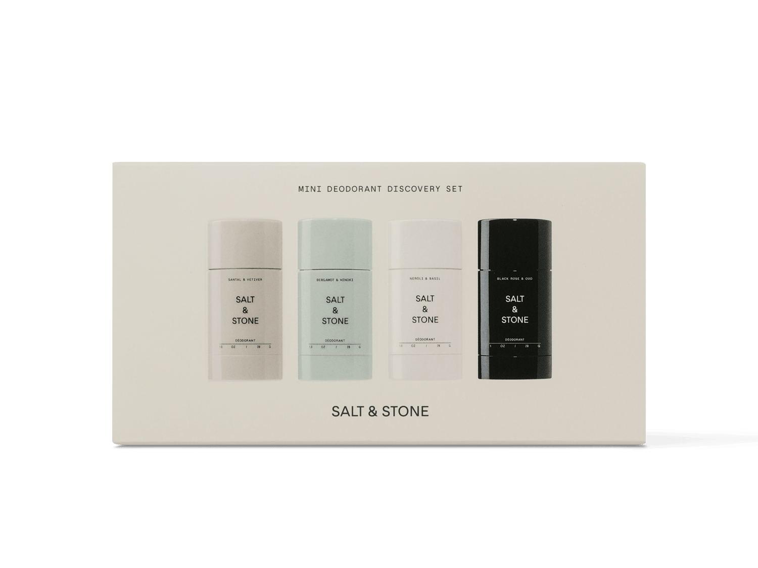 Salt and stone mini dezodorantų rinkinys
