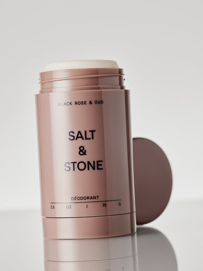 Salt&amp;Stone rinkinys kūnui dezodorantas | kūno dulksna Black rose&amp;Oud