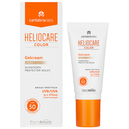 Apsauginis kremas su spalva SPF 50 tinkamas visiems odos tipams &quot;Gelcream&quot;