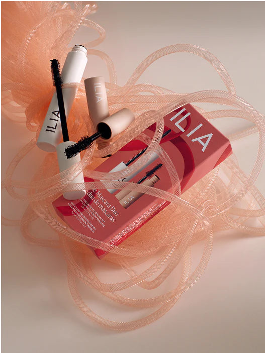 Ilia šventinis rinkinys blakstienoms (Limitless lash mascara 8 g. + Fullest volumizing mascara 4 g.)