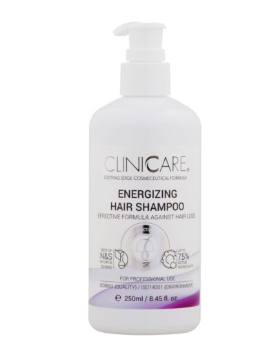 Eneregizuojantis plaukų šampūnas nuo plaukų slinkimo